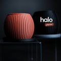 Halo – Blumentopf mit Untersetzer | Modernes Design | 2 Größen