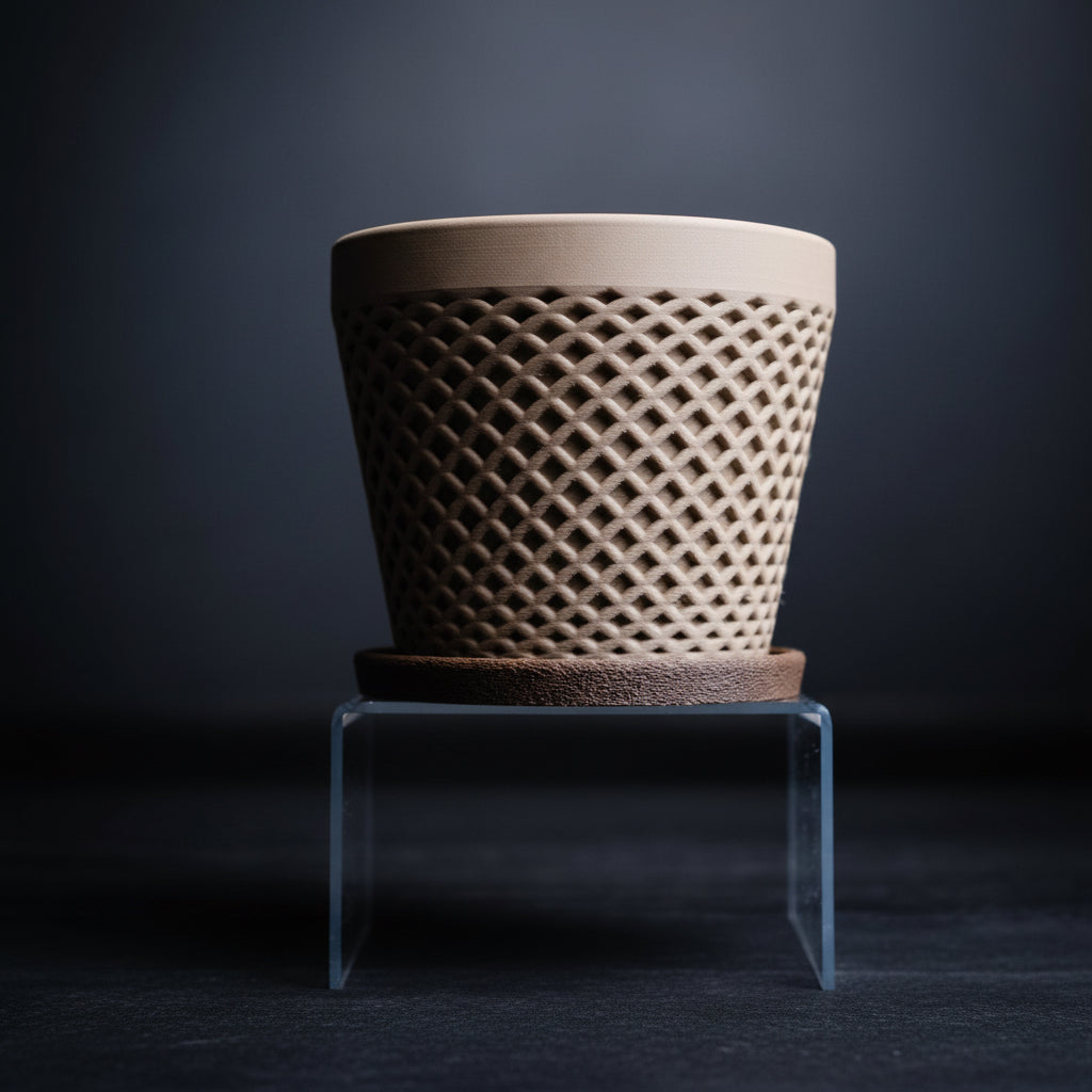 Delta – Blumentopf mit Untersetzer | Modernes Design | 2 Größen (Kopie)